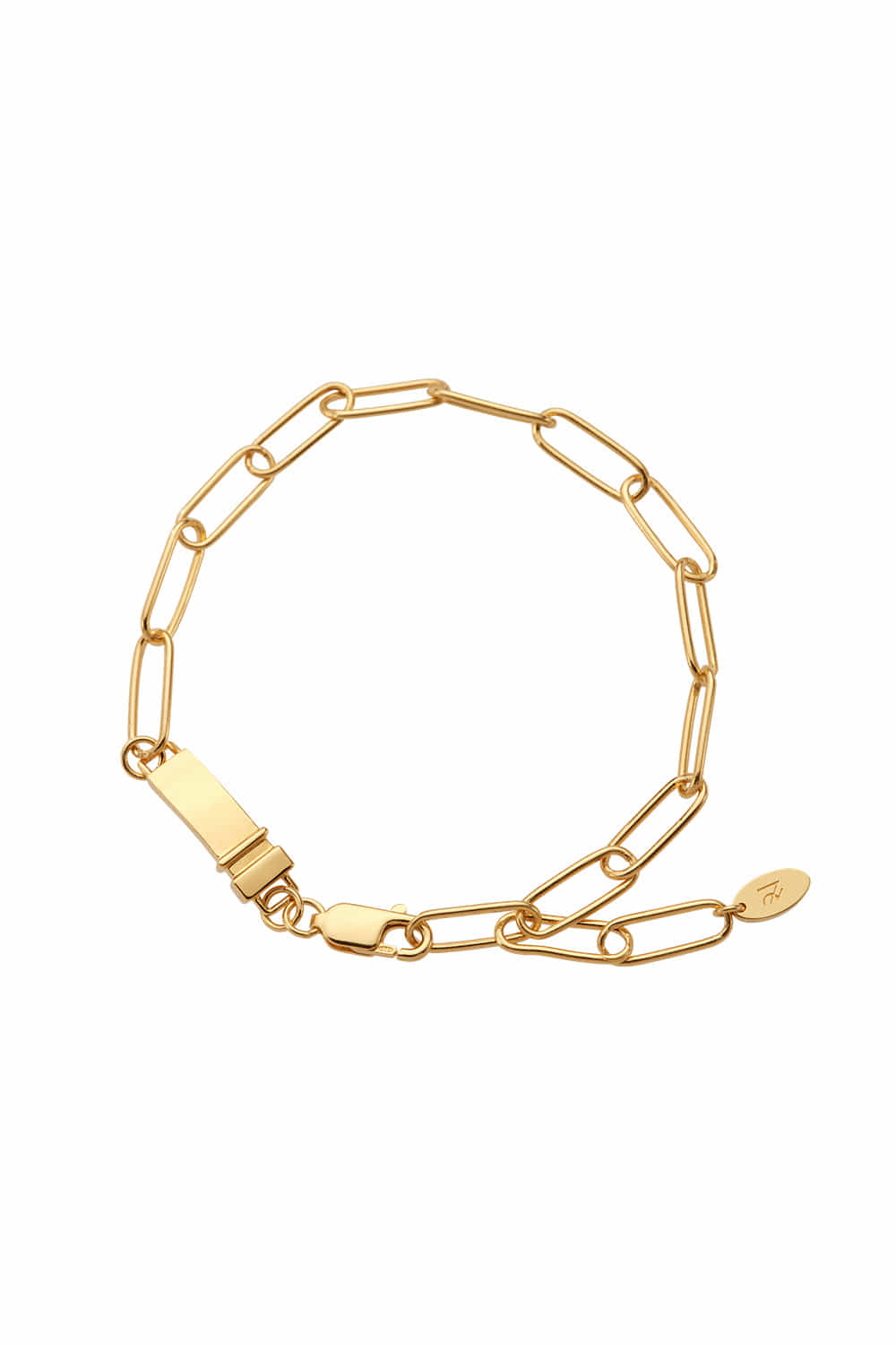 square clip chain bracelet